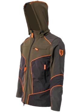 Giubbino giacca softshell moto caccia impermeabile resistent