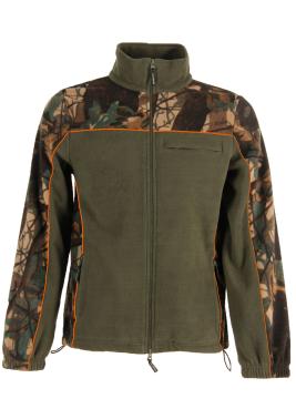 Maglione pile zip maglia termica calda neve montagna bosco u