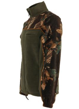 Maglione pile zip maglia termica calda neve montagna bosco u