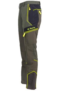 Pantalone tessuto tecnico elasticizzato impermeabile caccia 