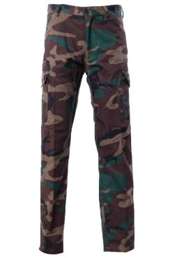 Pantalone uomo 6 tasche uso sportivo pesca caccia fodera di 