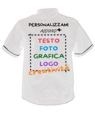 Giacca da uomo per chef estiva mezze maniche taglie da S a X