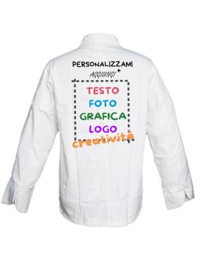 Giacca casacca da uomo per chef taglie da XS a 4XL made in i