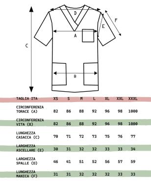 Casacca divisa dentista odontotecnico igienista sanitaria os