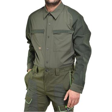 Camicia uomo elasticizzata e rinforzata  in Micro ripstop An