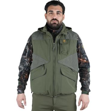 Gilet smanicato arancio verde elasticizzato antispino e anti