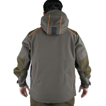 Giacca softshell elasticizzato foderato in pile e microfibra