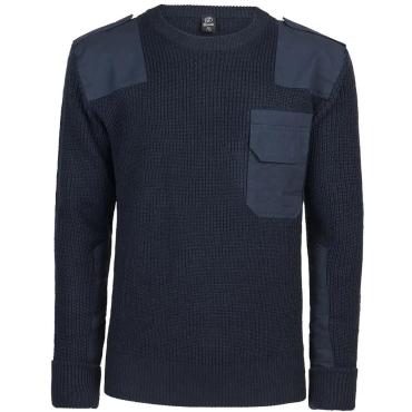 Maglione pullover Gomiti rinforzati Spalle rinforzate milita