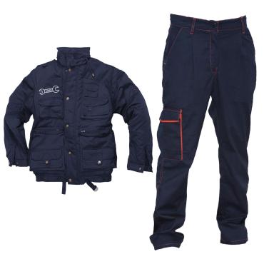 Kit da lavoro con Giubbino e pantalone per carrozziere elett