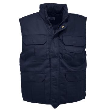 Gilet smanicato uomo imbottito tasche caccia invernale trapu