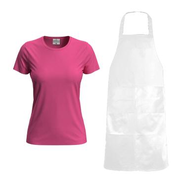 Kit Donna per Toelettatori con t-shirt vari colori e taglie 