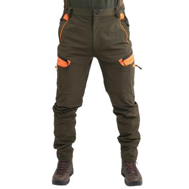 Pantaloni tecnici pantalone robusto comodo elasticizzato tra
