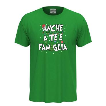 T-shirt maglietta mezza manica stampa natalizia abiti Natale