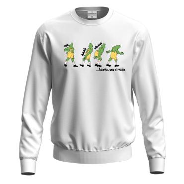 Felpa Unisex con Stampa Natalizia maglione fumetto Natale mo