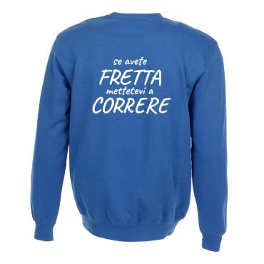 Felpa unisex per barista con stampa sul retro DTF mettetevi 