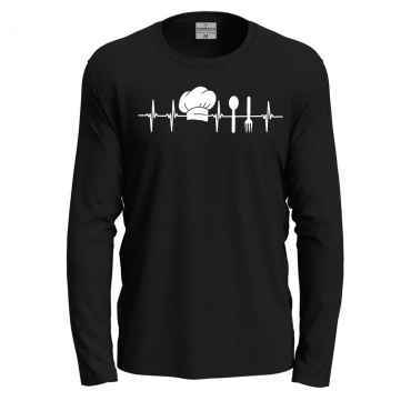 T-shirt classica a manica lunga con stampa DTF 