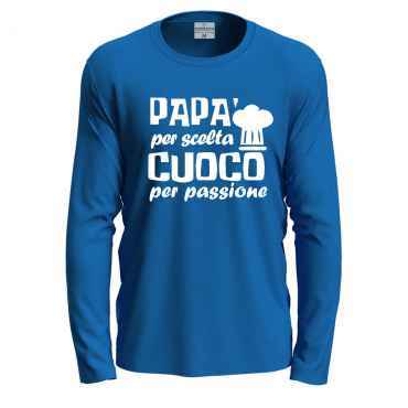 T-shirt maglia a manica lunga lavoro chef 