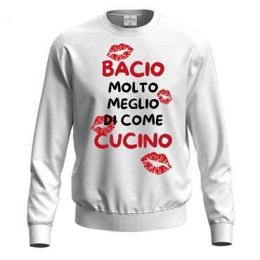 Felpa maglione unisex cuoco stampa 