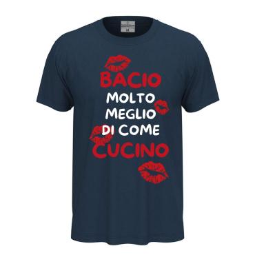 T-shirt maglia manica corta con stampa DTF 