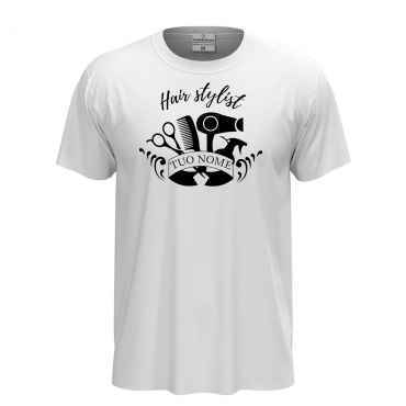 T-shirt unisex a manica corta con stampa DTF 
