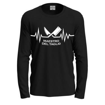 T-shirt a manica lunga con stampa DTF 