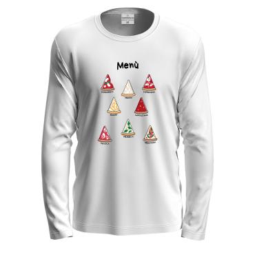 T-shirt a manica lunga con stampa DTF 