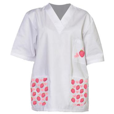 Casacca ospedaliera con simpatica stampa ideale per pediatri