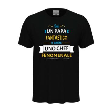 T-shirt classica unisex a manica corta con stampa 