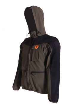 Giacca giubbino rip-stop elasticizzato idrorepellente con ca