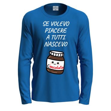 T-shirt a manica lunga con stampa DTF 