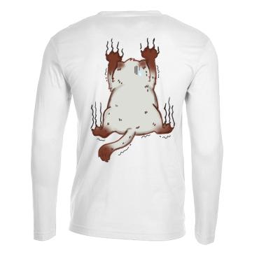 T-shirt a manica lunga con stampa  sul retro 