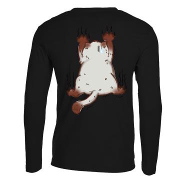 T-shirt a manica lunga con stampa  sul retro 
