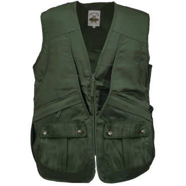 Gilet caccia pesca multitasche cartuccera sportivo zip tasch
