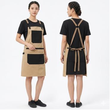 Grembiule da Lavoro Professionale con Tasche in Poliestere R