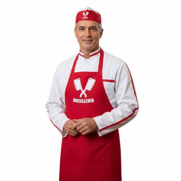 Kit Divisa Uomo Giacca cappello e grembiule per salumerie or