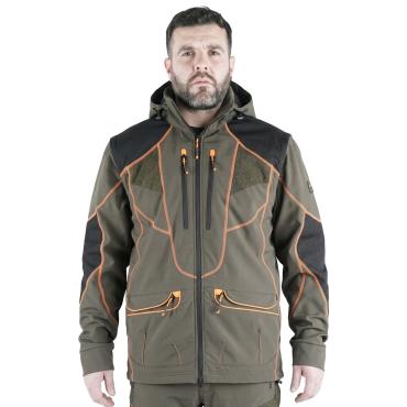 Giubbino giacca giaccone microfibra nylon caccia pesca catar