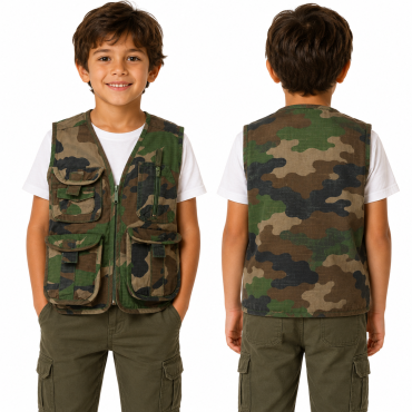 Gilet smanicato giacca giubbino bimbo bambino baby cotone mi