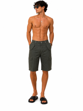 Bermuda pantalone corto short mimetico sportivo pesca estivo