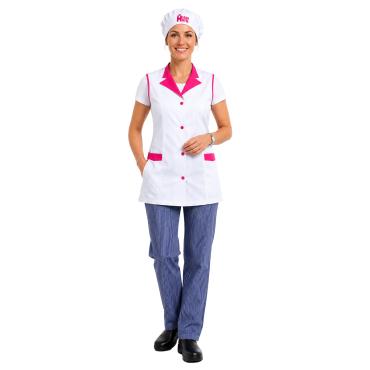 completo Camice grembiule Pulizie lavoro Cuffia giromanica e