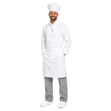 completo Giacca bianca cuoco bottoni con pantalaccio cucina 
