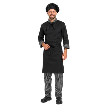 Divisa giacca pantalone cuoco cappello grembiule ristorante 