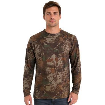 Maglia maglietta manica lunga cotone caccia pesca sportiva u