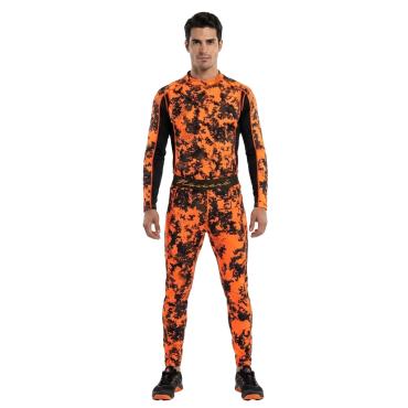 Tuta termica completo digital maglia pantalone antipioggia a