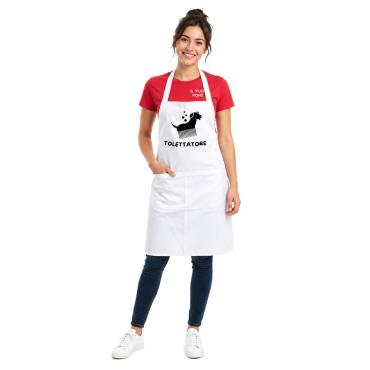 Kit Donna per Toelettatori con t-shirt vari colori e taglie 