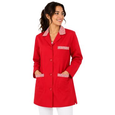 Camice grembiule donna cotone vari colori vestaglia pulizie 