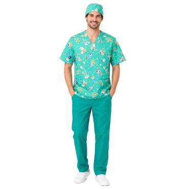 Completo divisa sanitaria pediatria veterinario clownterapia