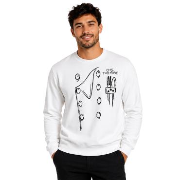 Felpa unisex cuoco con stampa Casacca da cucina abbigliament