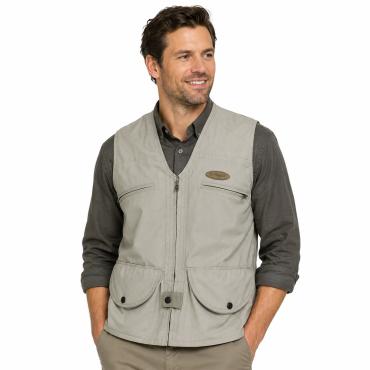 Gilet smanicato panciotto caccia doppio carniere foderato Id