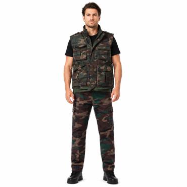 Kit da caccia completo professionale con gilet e pantaloni  