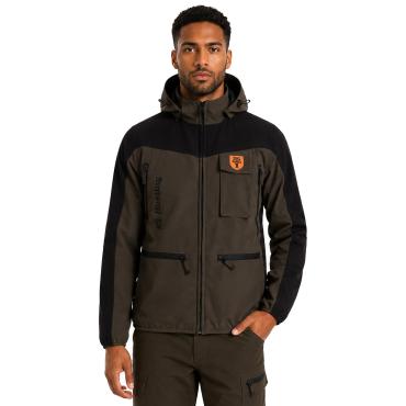 Giacca giubbino rip-stop elasticizzato idrorepellente con ca
